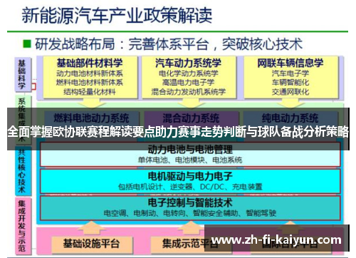 全面掌握欧协联赛程解读要点助力赛事走势判断与球队备战分析策略